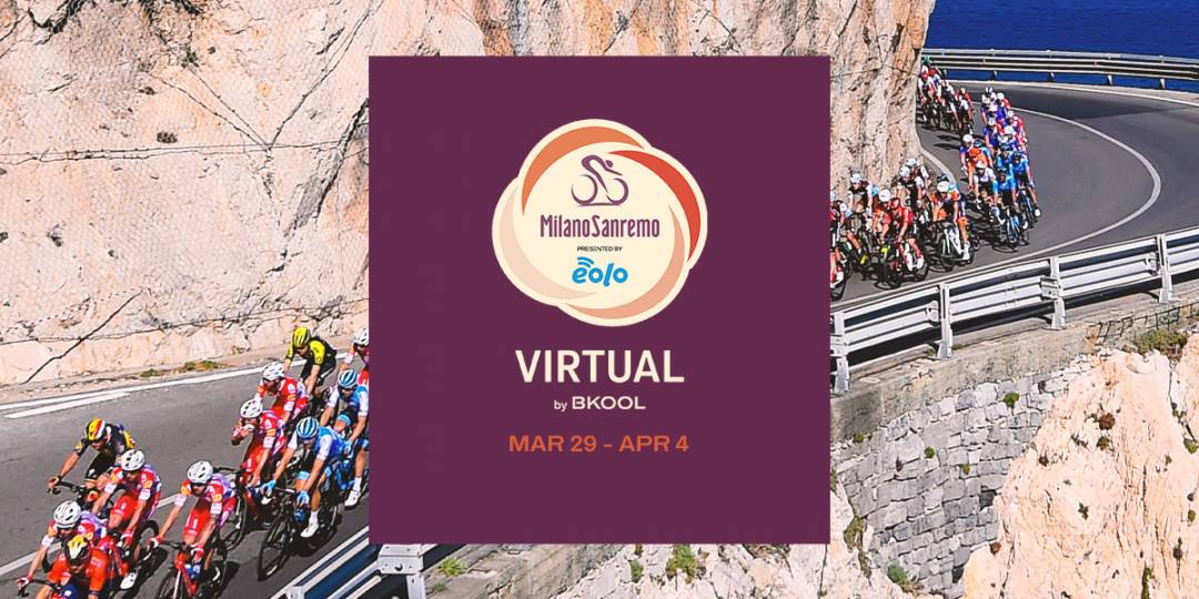 Relive the la Milano-Sanremo EOLO virtually in BKOOL