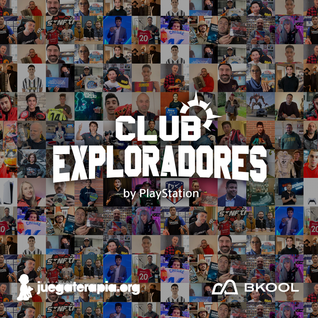 BKOOL joins the Explorers Club, the PlayStation and Juegaterapia initiative to help children with cancer